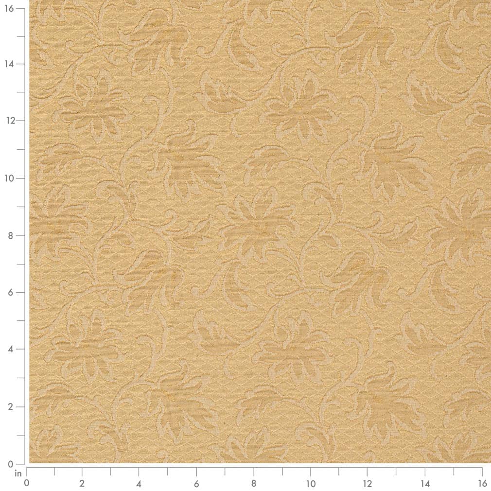 D3550 Gold Floral 2