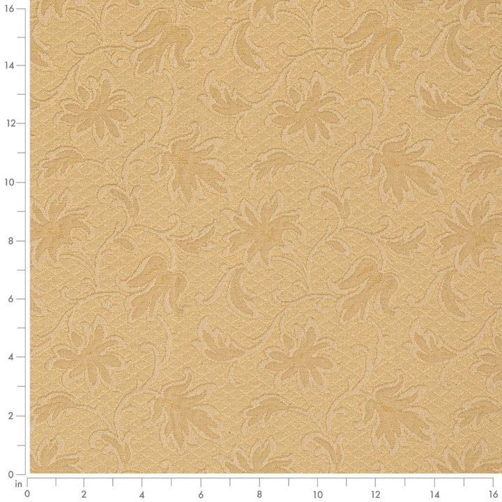 D3550 Gold Floral 2
