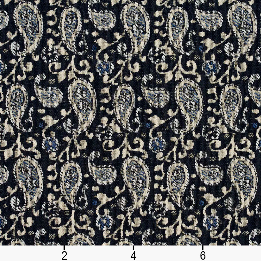 5849 Cobalt Paisley 2