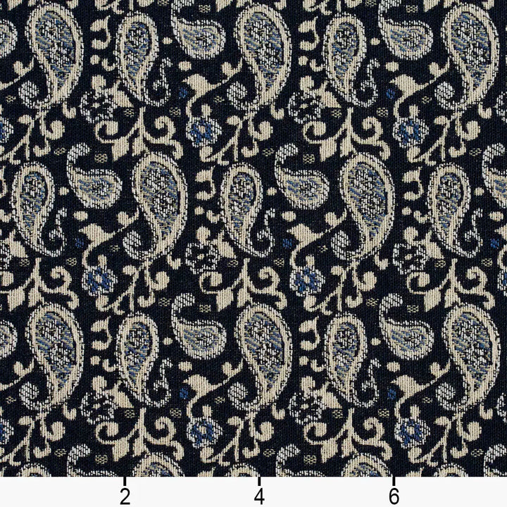 5849 Cobalt Paisley 2