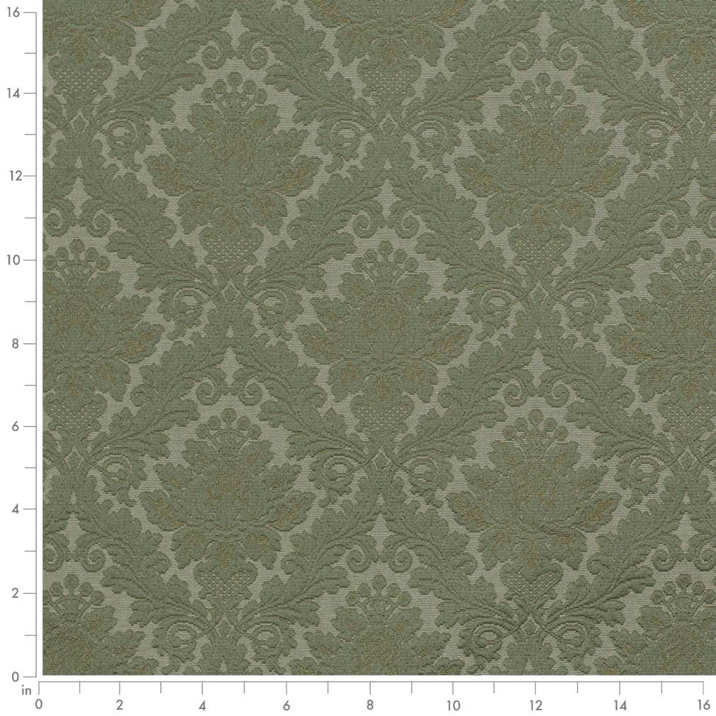 D3570 Olive Damask 2