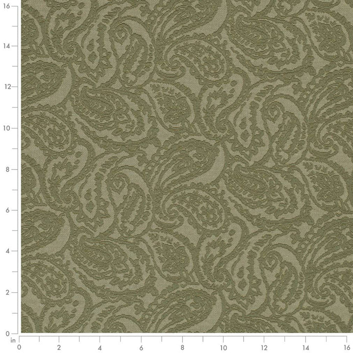 D3584 Olive Paisley 2