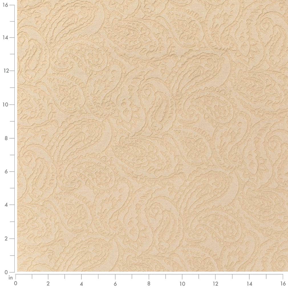 D3580 Cream Paisley 2