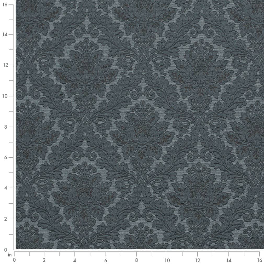 D3568 Indigo Damask 2