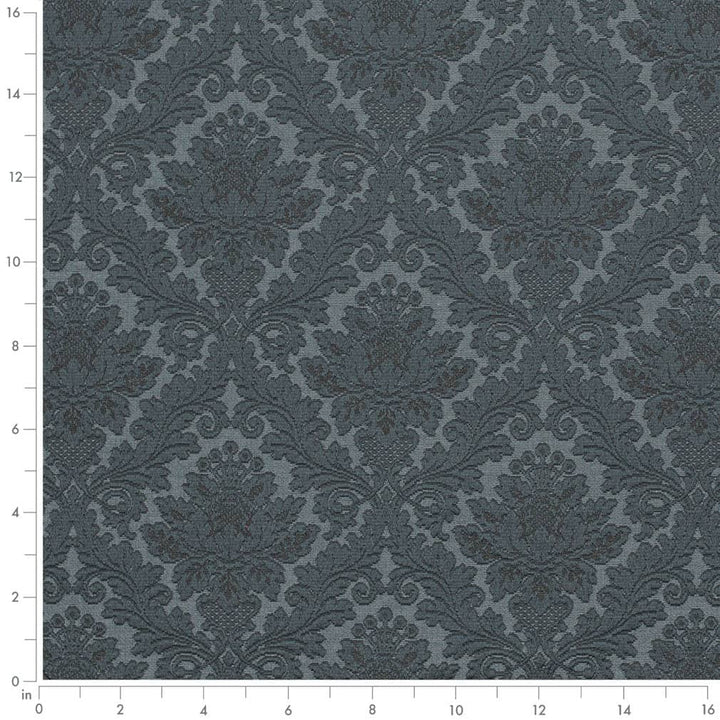 D3568 Indigo Damask 2