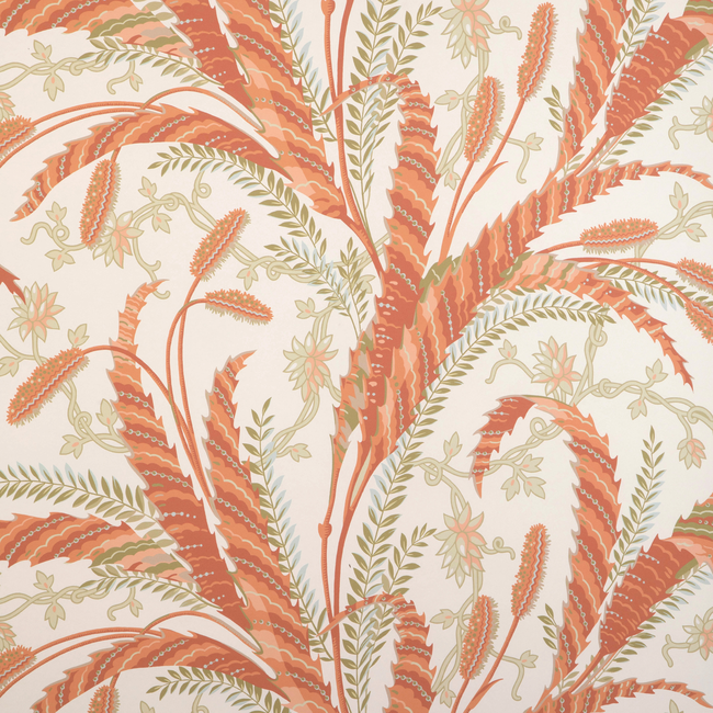 BRUNSCHWIG & FILS CADENET WALLPAPERS VERNAY - APRICOT P8023101.12.0