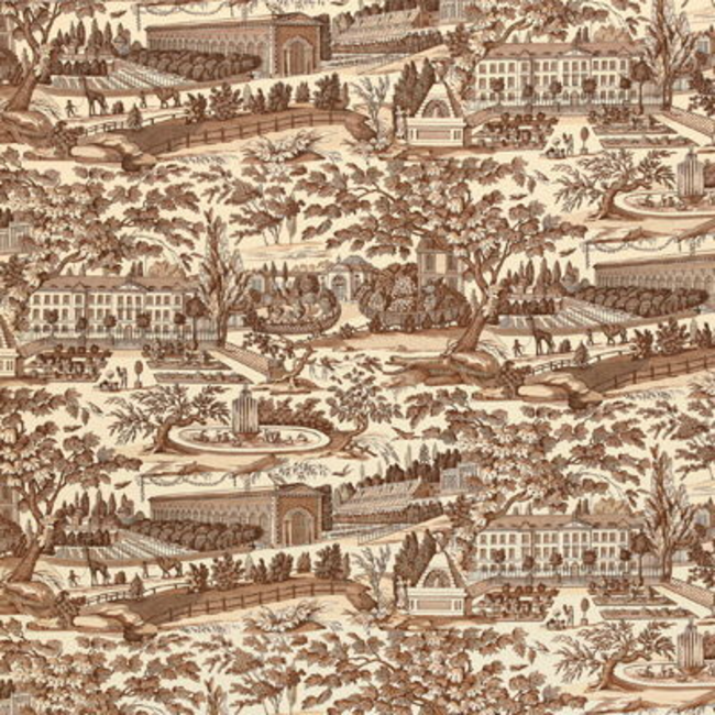 BRUNSCHWIG & FILS CHARLOTTE MOSS ZARAFA - SEPIA BR-69504.845.0
