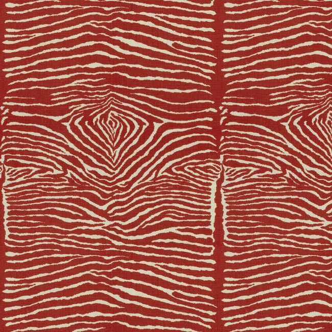 BRUNSCHWIG & FILS HOMMAGE LE ZEBRE - RED BR-79168.19.0