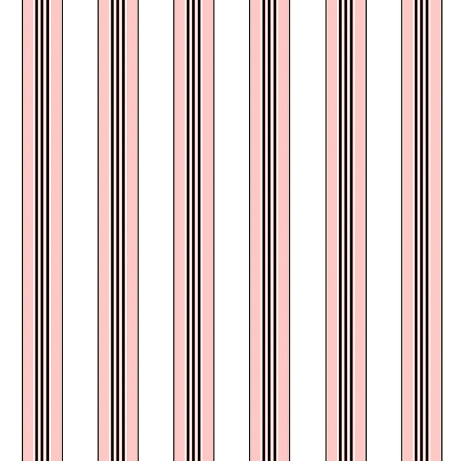 BRUNSCHWIG & FILS MADELEINE CASTAING RAYURE LIONE - ROSE P8015104.17.0