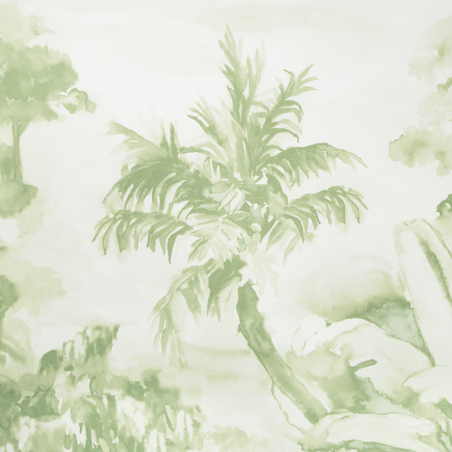 BRUNSCHWIG & FILS MAJORELLE WALLPAPERS NOUVELLE - GREEN P8022112.3.0