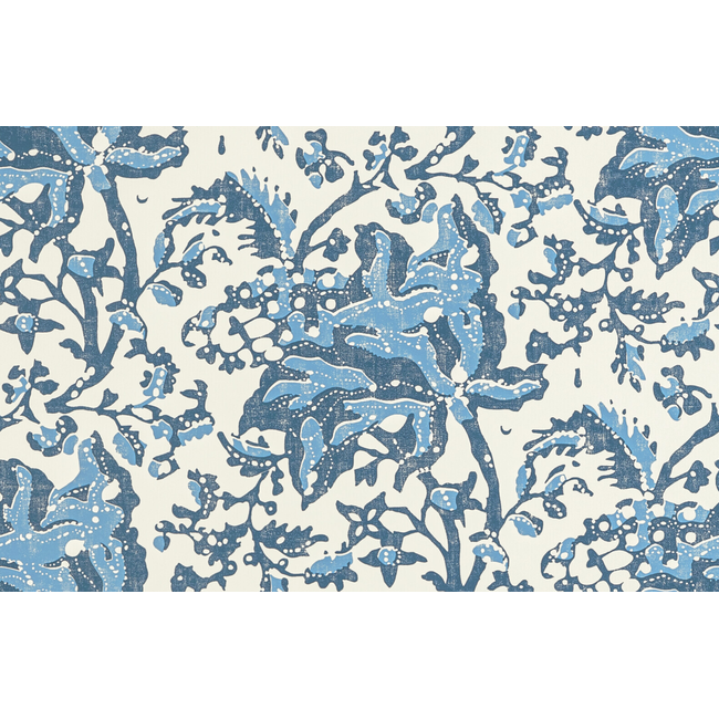BRUNSCHWIG & FILS MANOIR WALLPAPERS WEYMOUTH - INDIGO P8022102.550.0