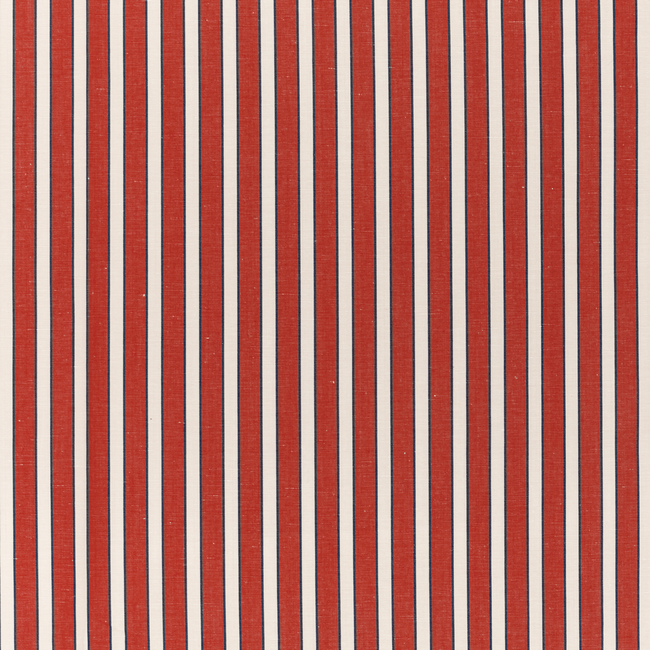 BRUNSCHWIG & FILS NORMANT CHECKS AND STRIPES II ROUEN STRIPE - RED 8022117.195.0