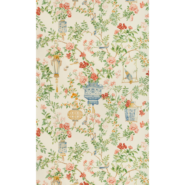 BRUNSCHWIG & FILS SUMMER PALACE JARDIN FLEURI PRINT - IVORY 8019137.192.0