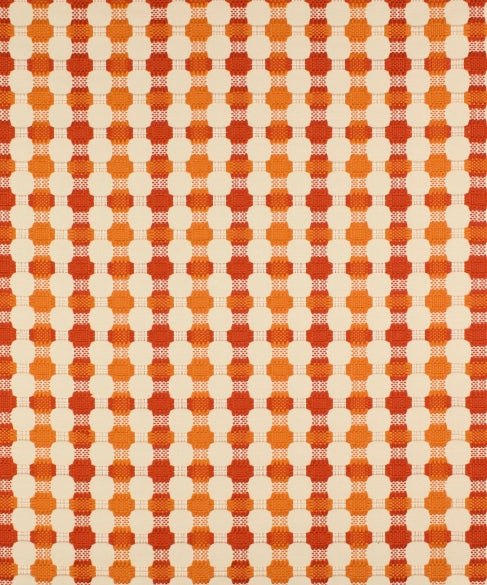 TANGERINE upholstery fabric swatch