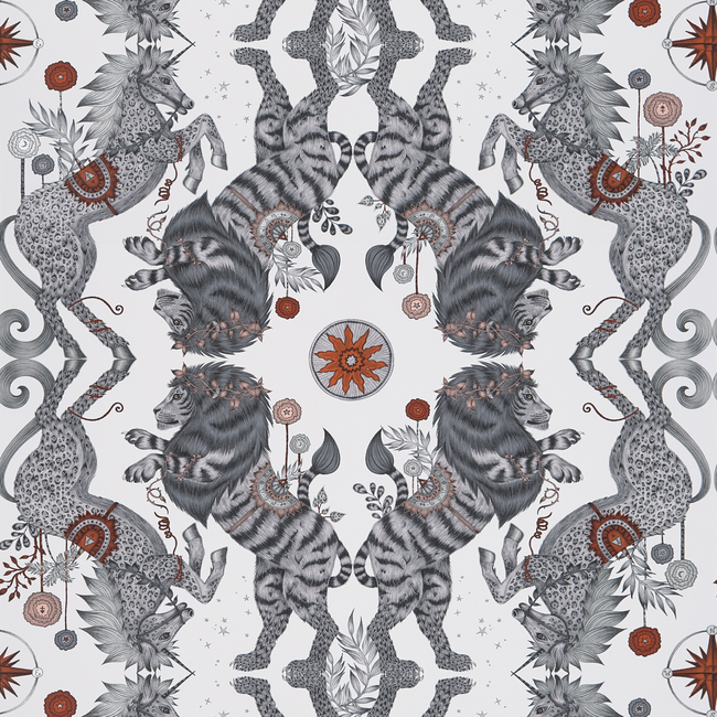 CLARKE & CLARKE EMMA J SHIPLEY FOR C&C WILDERIE CASPIAN WP - NUDE W0113/06.CAC.0