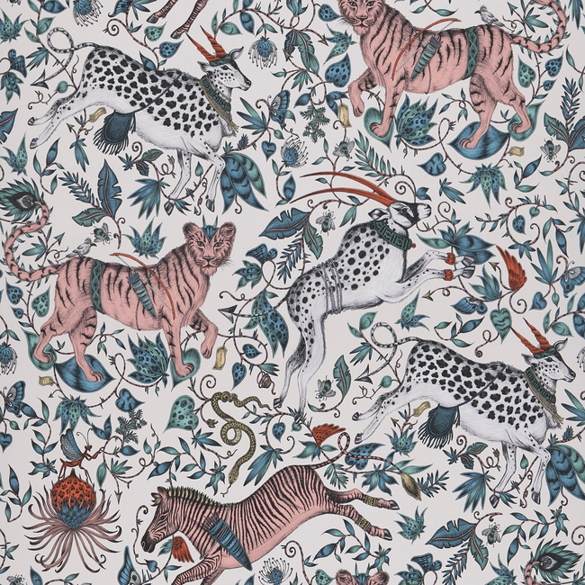 CLARKE & CLARKE EMMA J SHIPLEY FOR C&C WILDERIE PROTEA - PINK W0119/06.CAC.0