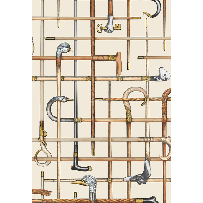 COLE & SON FORNASETTI SENZA TEMPO BASTONI - CREAM 114/14026.CS.0
