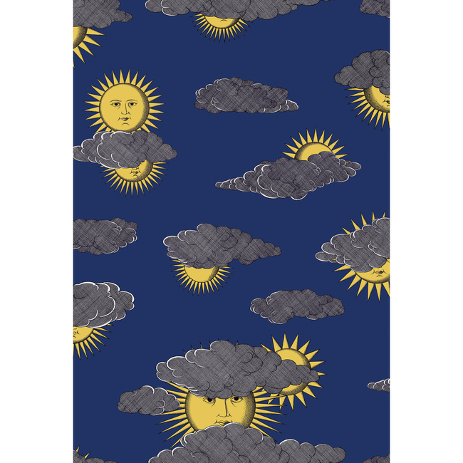 COLE & SON FORNASETTI SENZA TEMPO II SOLI E NUVOLE - YELLOW BLUE 123/2006.CS.0