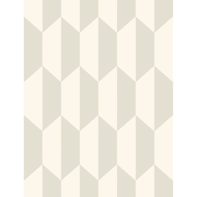COLE & SON GEOMETRIC II TILE - WHITE AND STONE 105/12052.CS.0