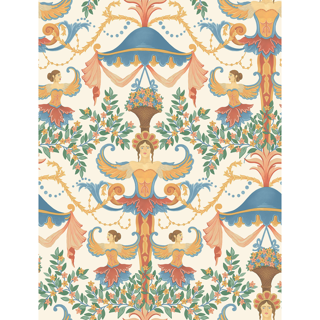 COLE & SON HISTORIC ROYAL PALACES-GREAT MASTERS CHAMBER ANGELS - MARIGOLD 118/12028.CS.0