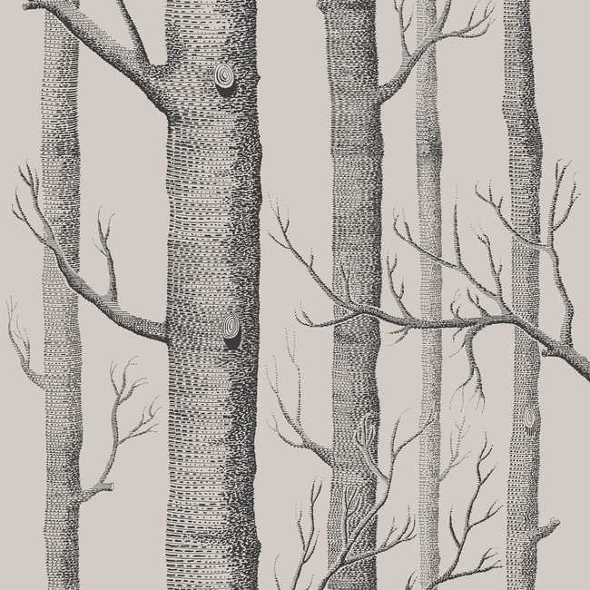 COLE & SON ICONS WOODS - LINEN/CHARCOAL 112/3009.CS.0