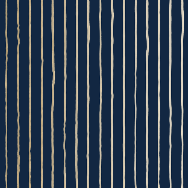 COLE & SON MARQUEE STRIPES COLLEGE STRIPE - INK 110/7037.CS.0