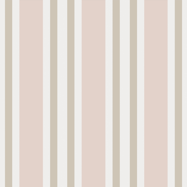COLE & SON MARQUEE STRIPES POLO STRIPE - SOFT PINK 110/1004.CS.0