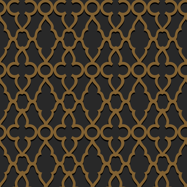 COLE & SON PEARWOOD TREILLAGE - M BRONZE/CHAR 116/6025.CS.0