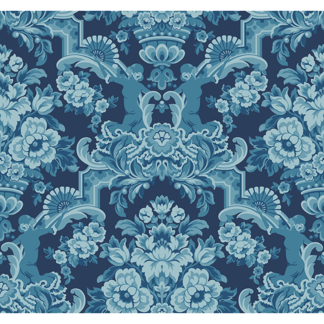 COLE & SON SEVILLE LOLA - CHINA BLUES ON MIDNIGHT 117/13041.CS.0