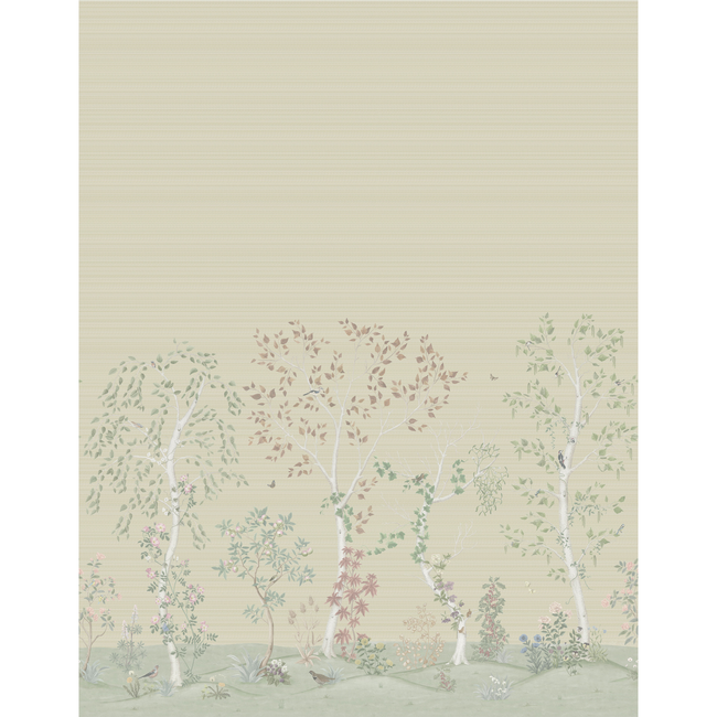 COLE & SON THE GARDENS VOL I SEASONAL WOODS - OAT NATURAL 120/6019G.CS.0