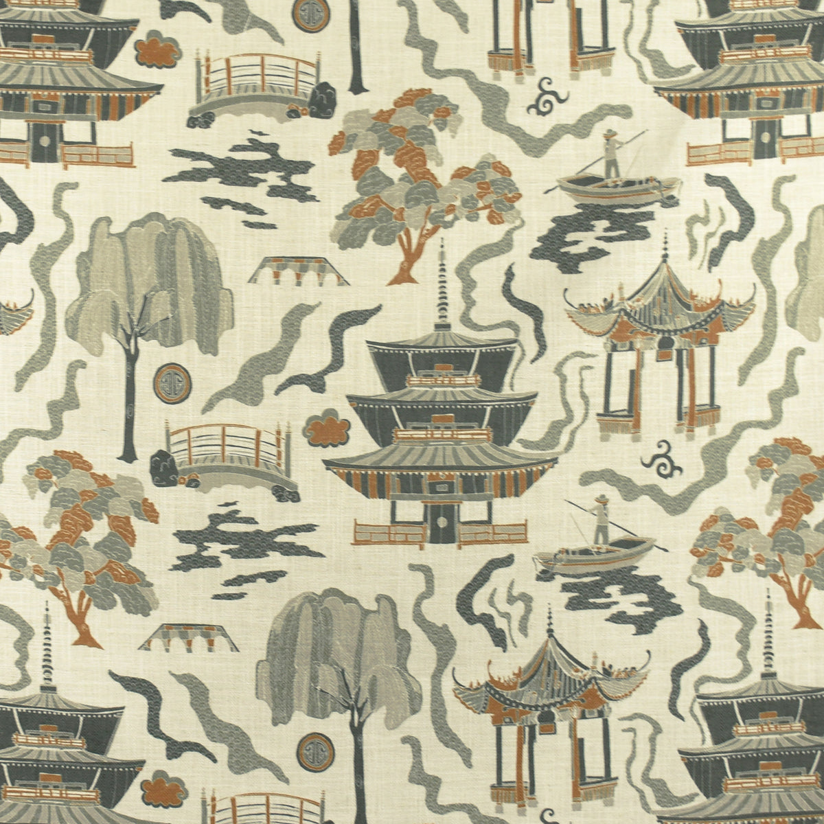 Luxurious Greenhouse Fabrics fabric close-up for enhanced home aesthetics.