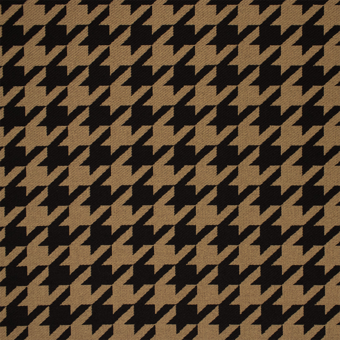 Greenhouse Fabrics F6151 Black/Tan brown upholstery fabric swatch