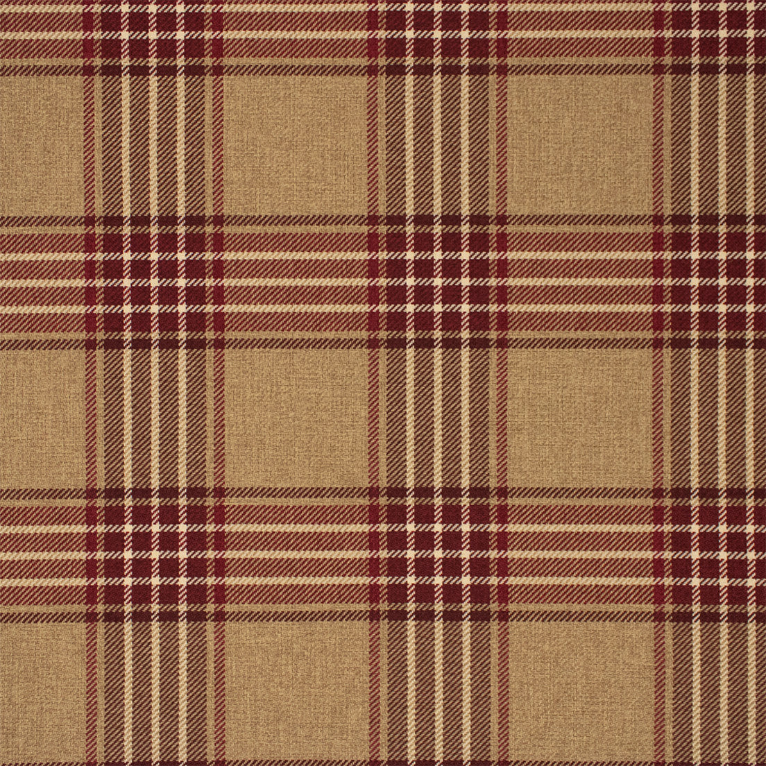 Greenhouse Fabrics F6179 Heritage red upholstery fabric swatch