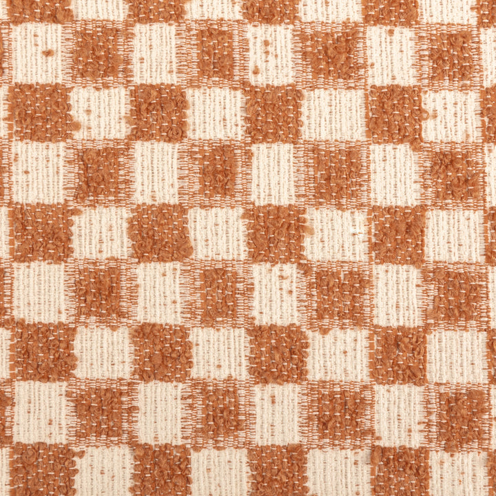 Greenhouse Fabrics F6297 Ginger white upholstery fabric swatch