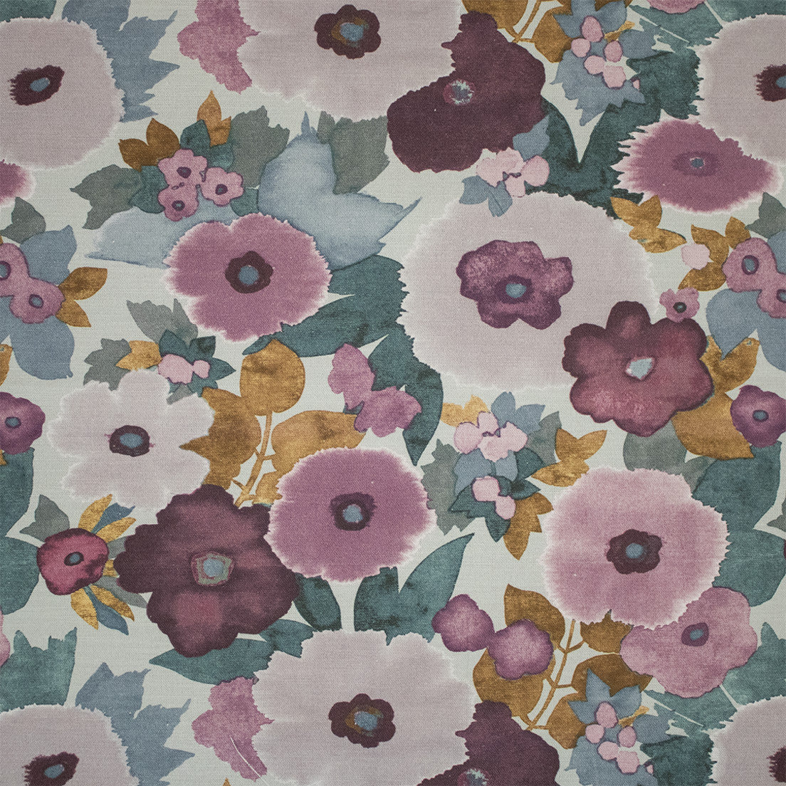 Greenhouse Fabrics F6305 Heather purple upholstery fabric swatch