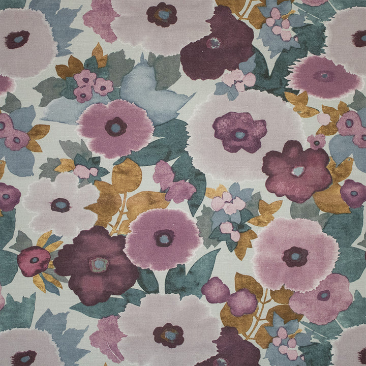 Greenhouse Fabrics F6305 Heather purple upholstery fabric swatch