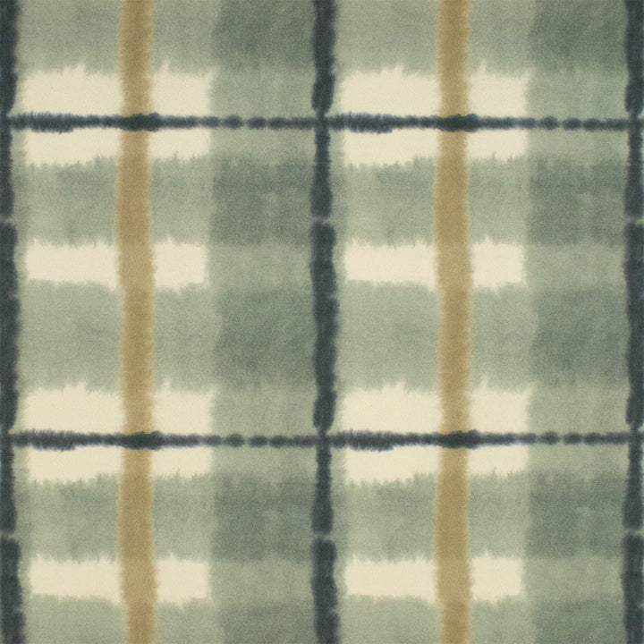 Greenhouse Fabrics F6464 Slate white upholstery fabric swatch