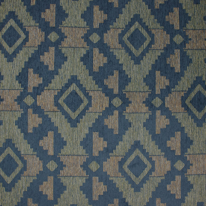 Greenhouse Fabrics F6629 Navy navy upholstery fabric swatch