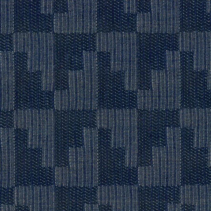 Greenhouse Fabrics F6631 Navy navy upholstery fabric swatch