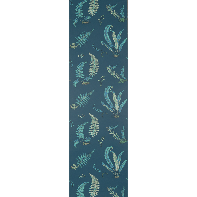 G P & J BAKER SIGNATURE FERNS - INDIGO/TEAL BW45044.9.0