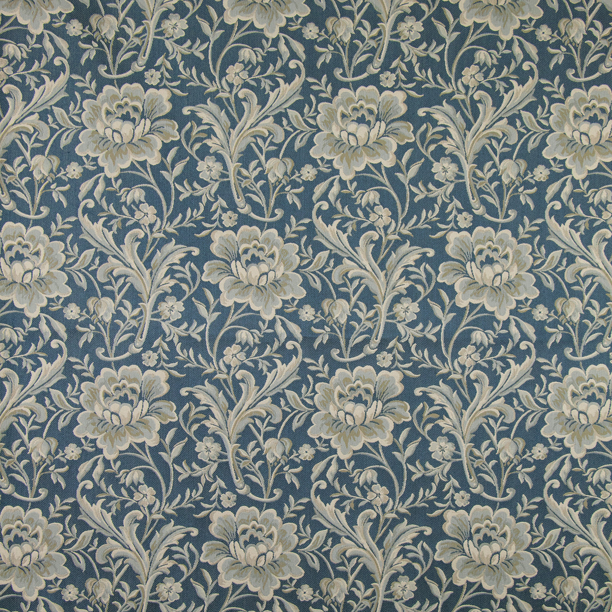 Blue upholstery fabric