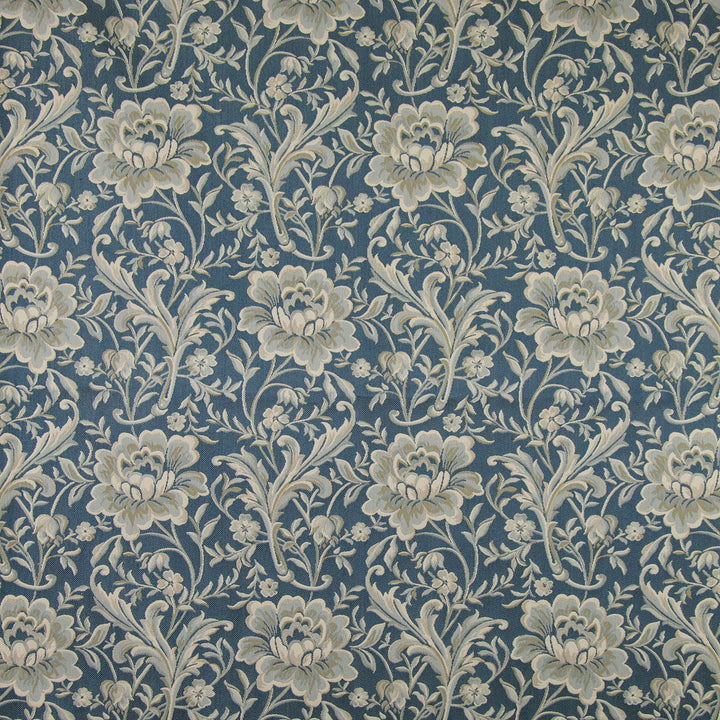 Blue upholstery fabric