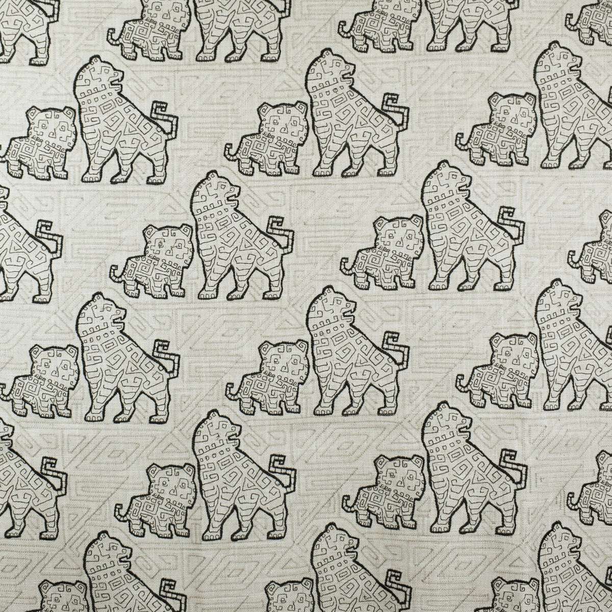 Black upholstery fabric
