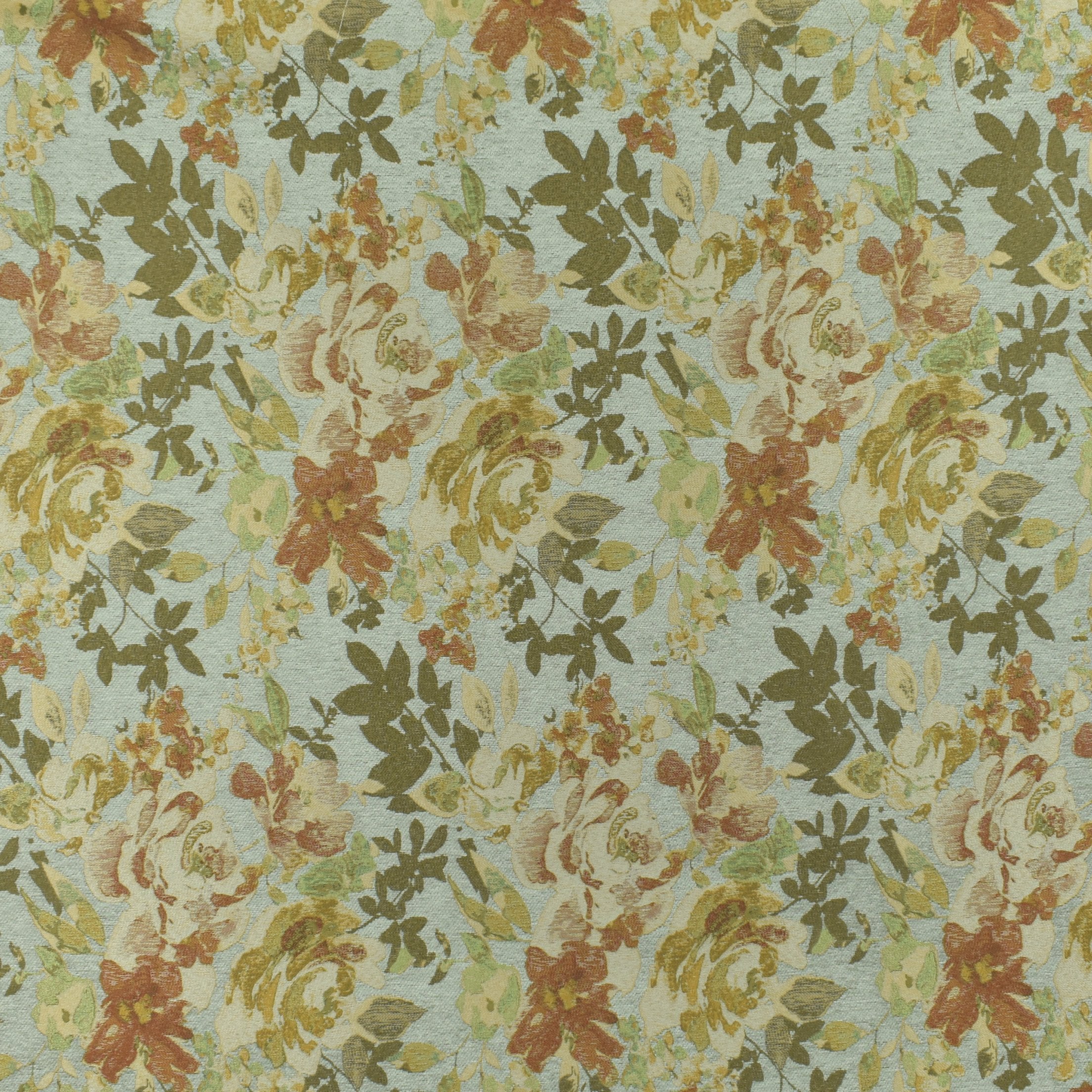 Blue upholstery fabric