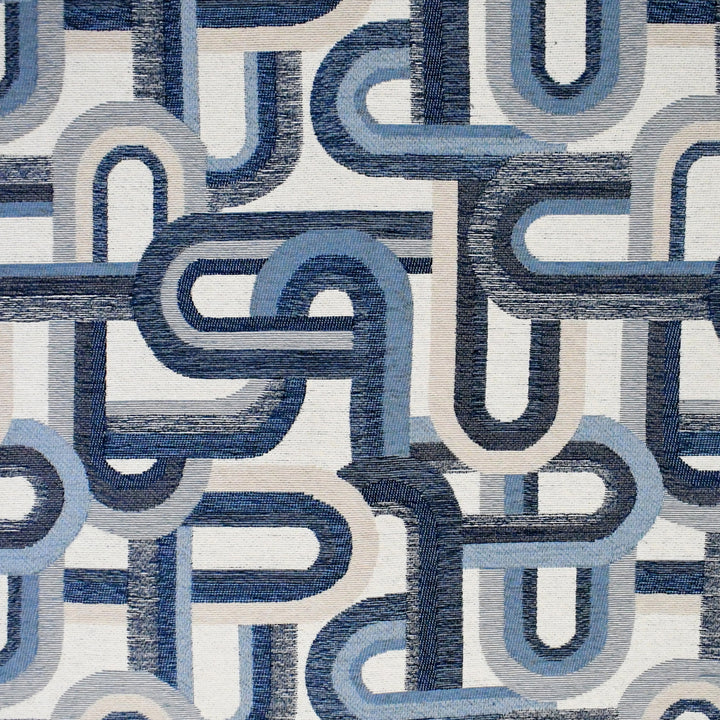 Blue upholstery fabric