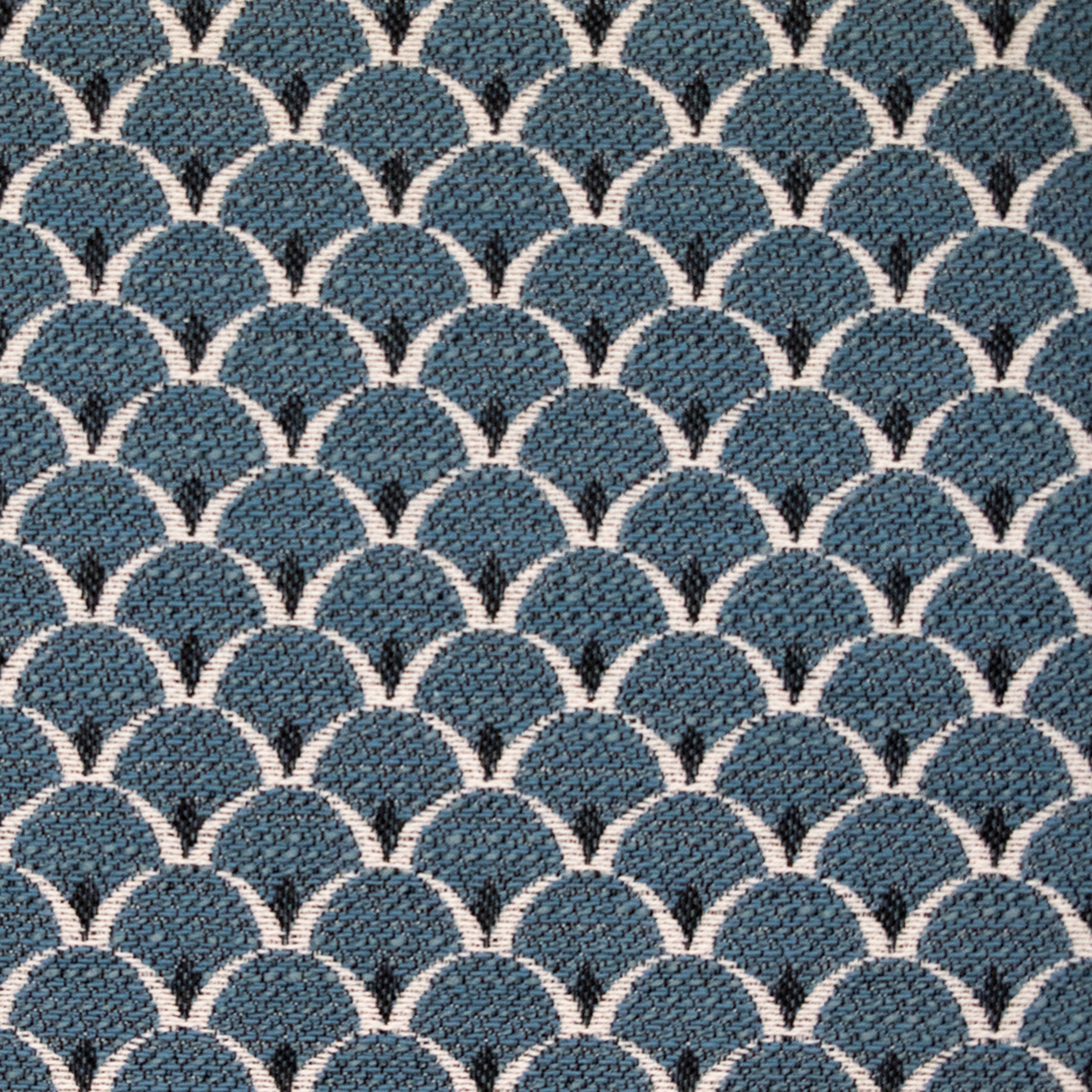 Blue upholstery fabric