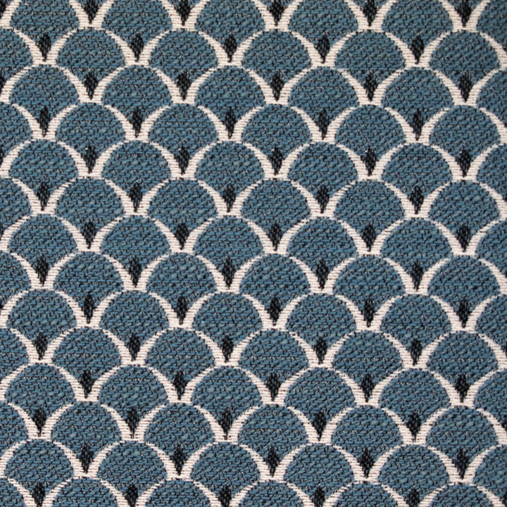 Blue upholstery fabric