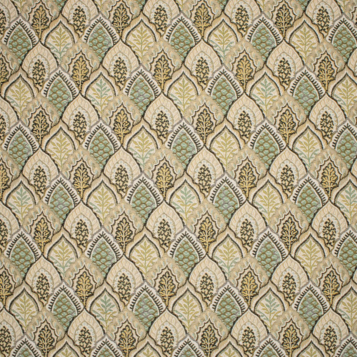 Green upholstery fabric