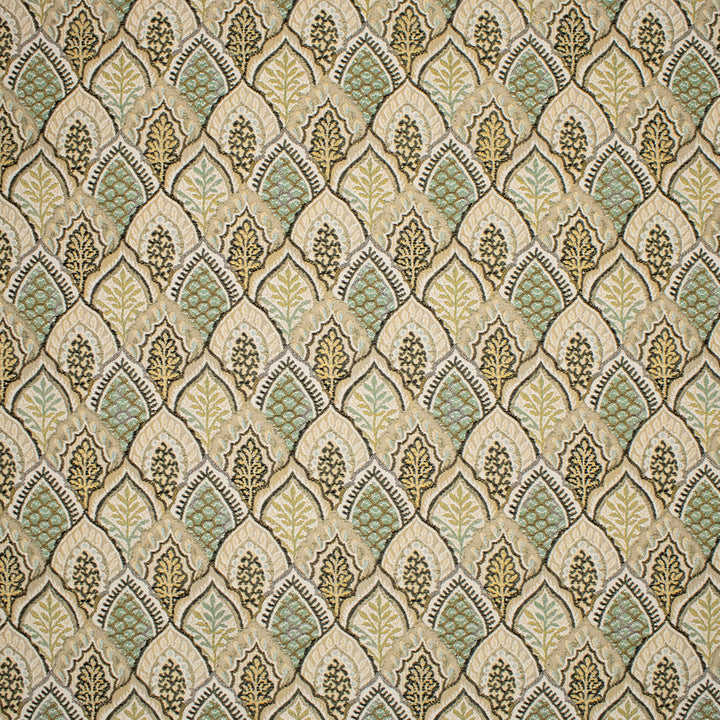 Green upholstery fabric