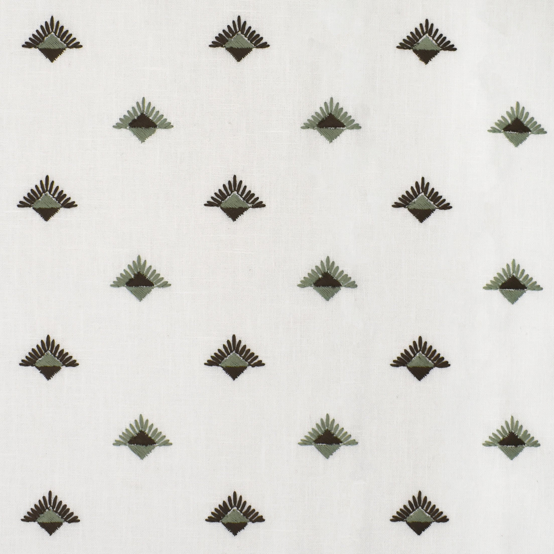 Green upholstery fabric